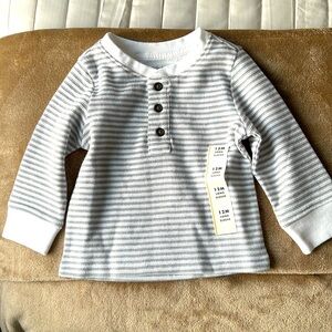 Baby boy Henley shirt NWT